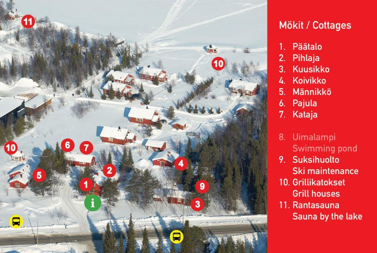 Yllaeksen Yoepuu Villa Akaslompolo Luaran gambar